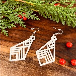 Geometric Tie Earrings